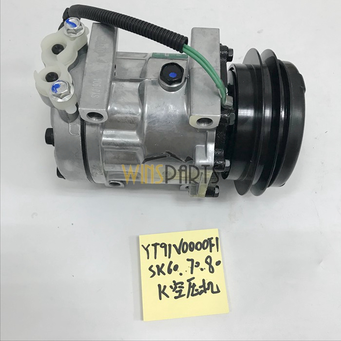 YT91V00001F1 KOBELCO AIR COMPRESSOR SK60 SK70SR-1E SK80CS Excavator Parts