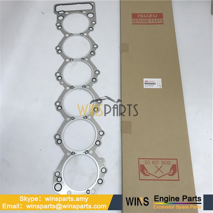 1-11141216-0 1-11141216-4 ISUZU 6SD1 DIESEL ENGINE CYLINDER HEAD GASKET Hitachi EX300-2 EX300-3 EX300-5 Excavator Parts