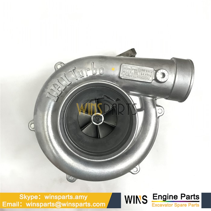 1-14400353-0 1-14400334-1 ISUZU DIESEL 6SD1 ENGINE TURBOCHARGER ASM Hitachi EX300-5 EX350 Excavator Parts