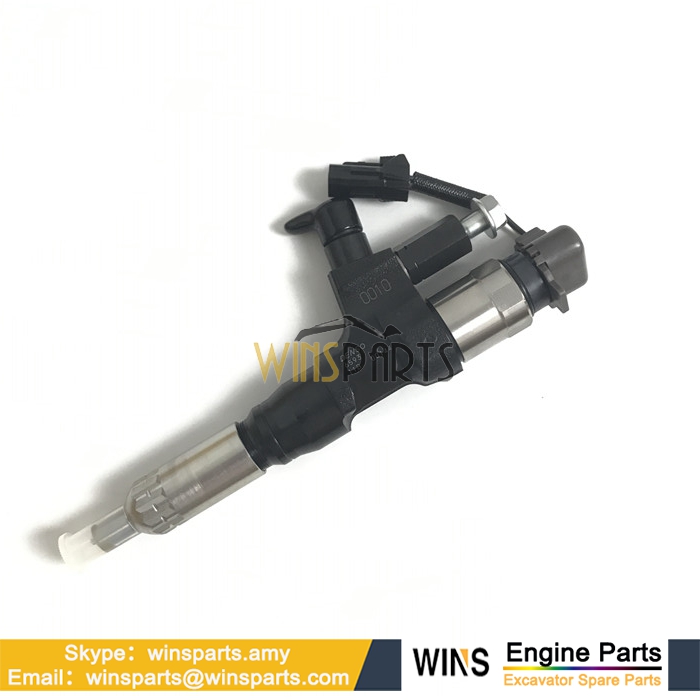 095000-6593 23670-E0010 239101430A VH23670E0400 VH23670E0050 HINO J05E J08E ENGINE FUEL SYSTEM INJECTOR Assy SK250-8 New Holland Kobelco Excavator 