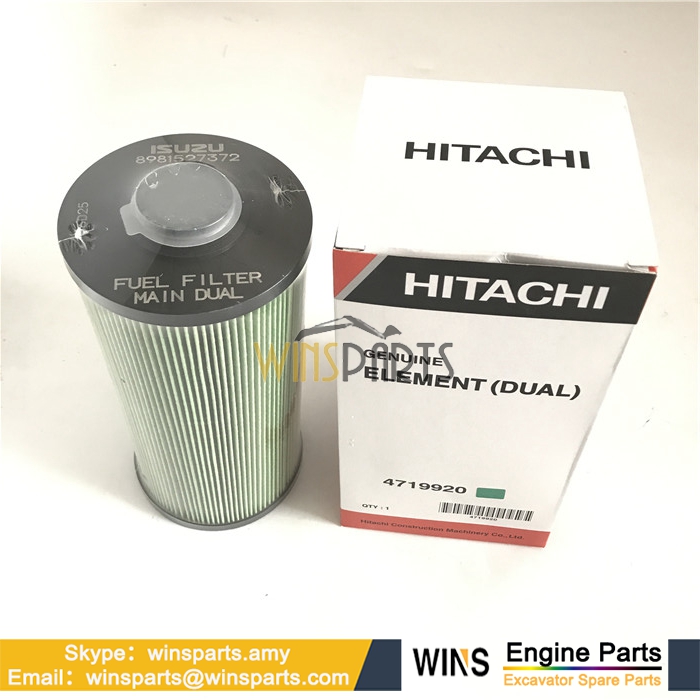 4719920 8-98152737-2 ISUZU Diesel Engine Fuel Filter Hitachi ZW250 