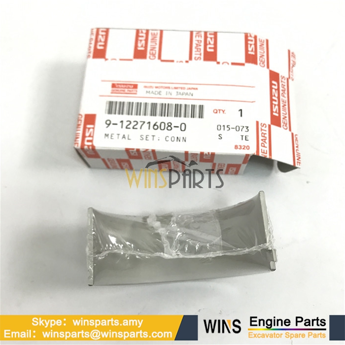 9-12271608-0 9122716080 912271-6080 9-12271-608-0 ISUZU DIESEL ENGINE 4BG1 6BG1 CONN ROD METAL SET EX200-5 EX210 EX225 Excavator 