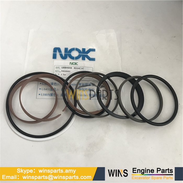 94028403 9165440 9157570 Hydraulic ARM/BOOM/BUCKET Cylinder Piston SEAL KIT Liebherr R934C LC Excavator Parts