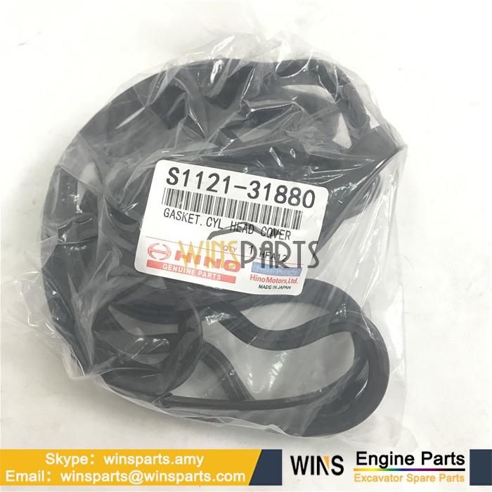 S1121-31880 VHS112131880 VH112131880A HINO J08E CYL HEAD COVER GASKET Kobelco SK350-9 SK330-8 E385 Excavator Parts