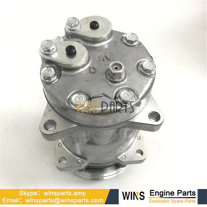 VOE15082742 AIR CONDITIONER Compressor Volvo Heavy EC140B EC160B EC180D EC210B EC290B EC250D Excavator parts 