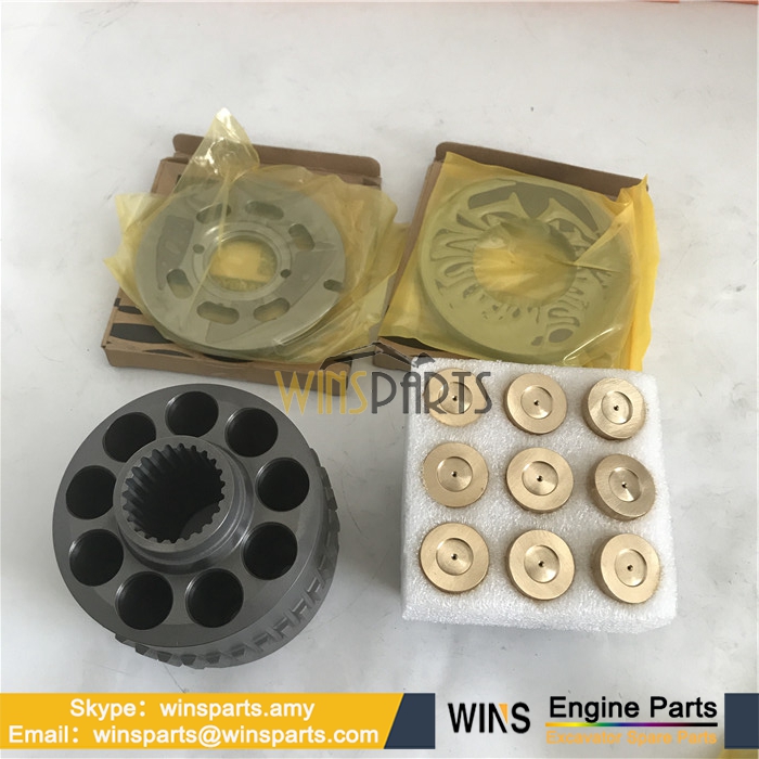 4373197 Kawasaki M2X146B-CHB Hydraulic Swing Motor Cylinder block Piston shoe Set plate Hitachi EX120-2 EX120-5 EX100-3 EX100-5 Excavator Parts