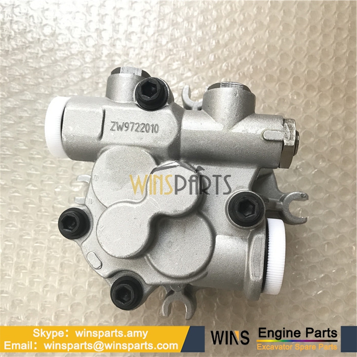 XJBN-00655 XJBN00655 Kawasaki K3V180 Hydraulic PUMP GEAR PUMP ASSY Hyundai R320LC-7A R320LC-7 Excavator Parts 