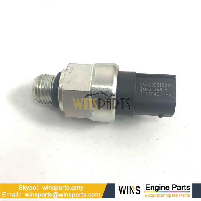 YN52S00102P1 LC52S00011P1 Low SENSOR Pressure Kobelco SK200-8 SK330-8 Excavator parts