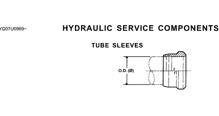 00 002 HYDRAULIC SERVICE COMPONENTS–TUBE