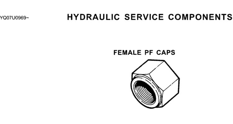 00 006 HYDRAULIC SERVICE COMPONENTS–FEMALE PF