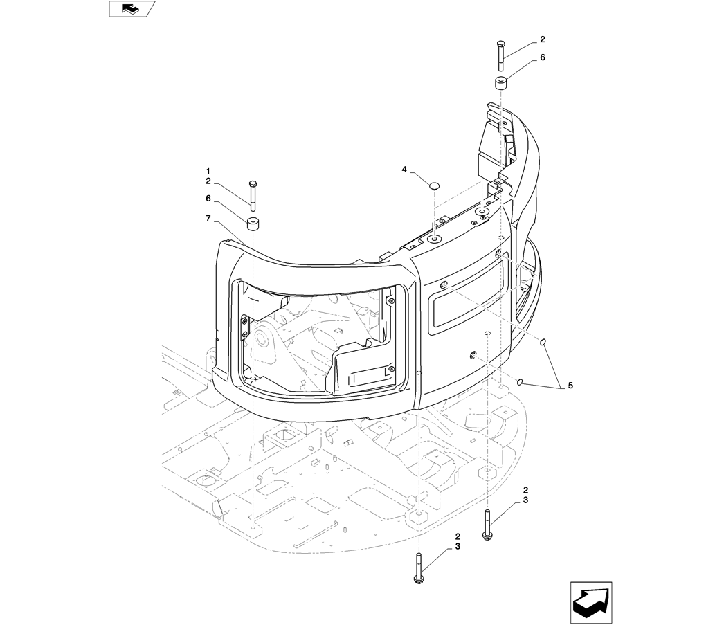 01-003(01) COUNTERWEIGHT INSTALLATION-2 SK130-8 SK140LC Excavator Parts Number Electronic Catalog EPC Manuals