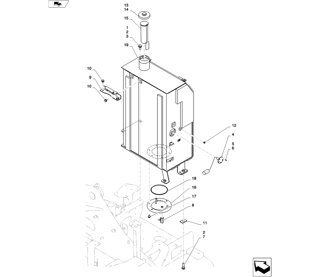 01-013(01) FUEL TANK INSTALLATION-2 SK130-8 SK140LC Excavator Parts Number Electronic Catalog EPC Manuals