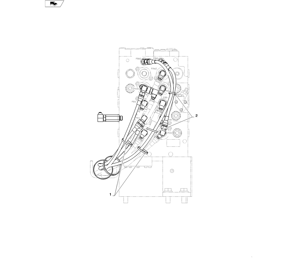 01-026(03) CONTROL LINES, MAIN-2 SK130-8 SK140LC Excavator Parts Number Electronic Catalog EPC Manuals