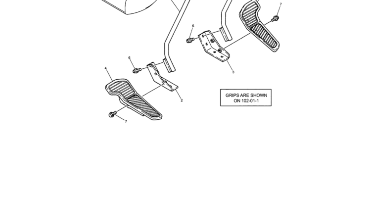 01 027 PROPEL LEVER ASSEMBLY