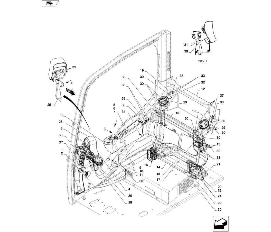 01-046(01) PANEL ASSEMBLY, INSTRUMENT (NIBBLER &  BREAKER)-2 SK130-8 SK140LC Excavator Parts Number Electronic Catalog EPC Manuals