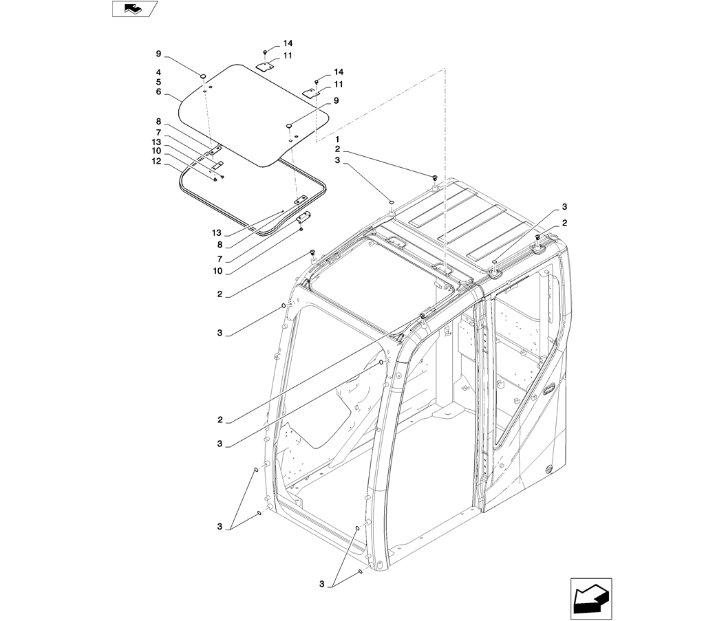 01-062(06) CAB INSTALLATION-2 SK130-8 SK140LC Excavator Parts Number Electronic Catalog EPC Manuals