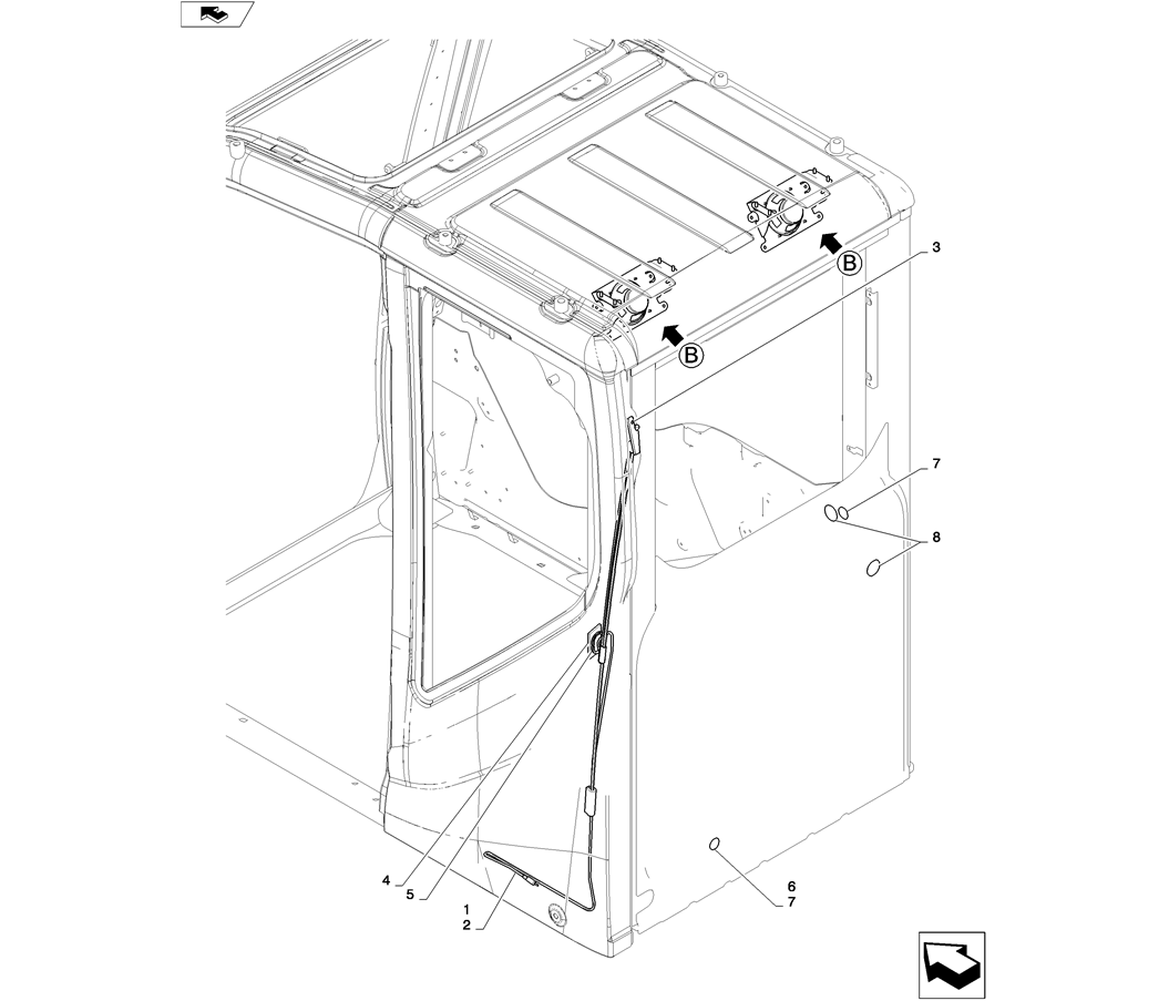   01-062(12) CAB INSTALLATION-2 SK130-8 SK140LC Excavator Parts Number Electronic Catalog EPC Manuals