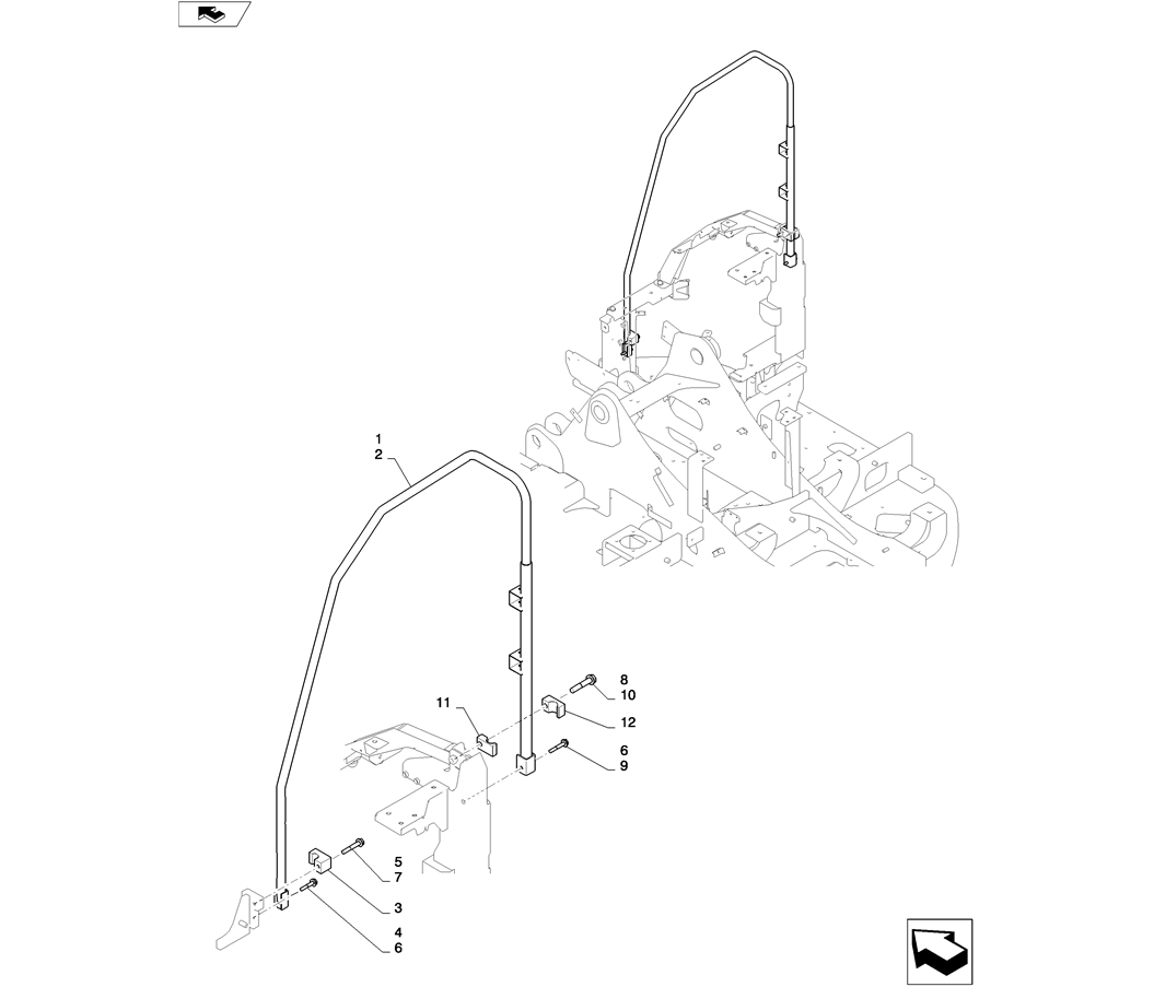 01-069(02) GUARD INSTALLATION-2 SK130-8 SK140LC Excavator Parts Number Electronic Catalog EPC Manuals