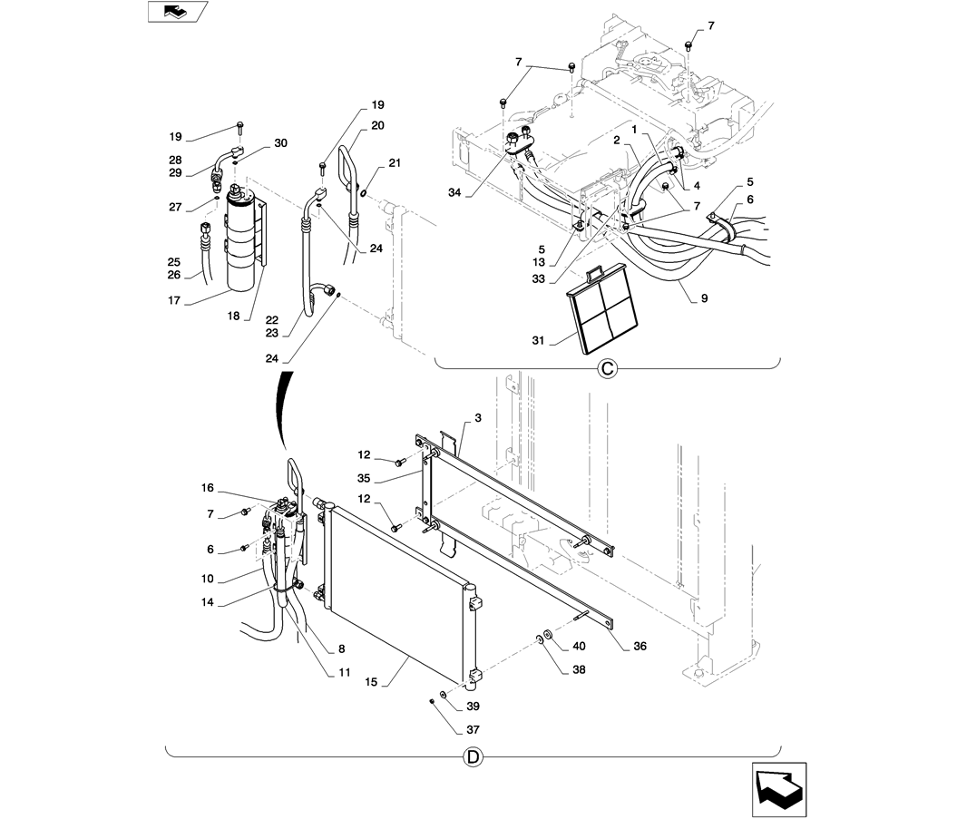 01-080(02) AIR CONDITIONING-2 SK130-8 SK140LC Excavator Parts Number Electronic Catalog EPC Manuals