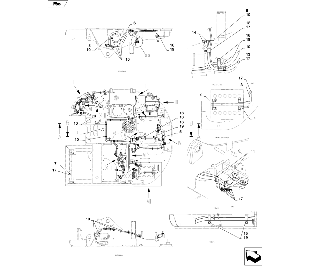 01-083(01) HARNESS ASSEMBLY, UPPER-2 SK130-8 SK140LC Excavator Parts Number Electronic Catalog EPC Manuals