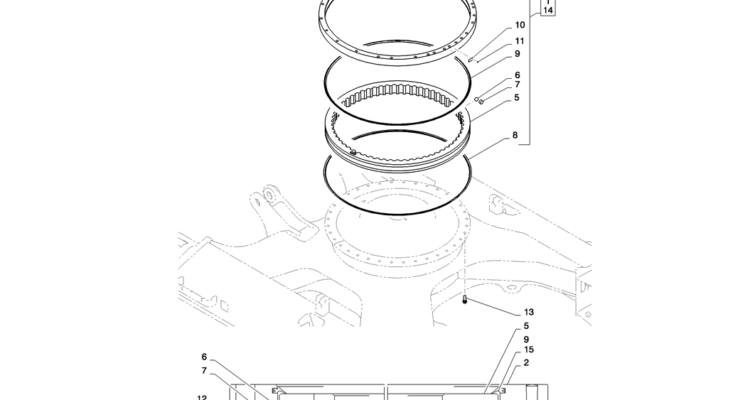 02 003(00) SLEWING RING ASSEMBLY