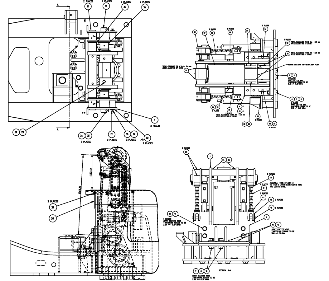 02-03-01(04) REMOVABLE CWT ASSY (LS61CU0001F2)-SK460-8 SK485-8 Kobelco Excavator Parts Number Electronic Catalog EPC Manuals