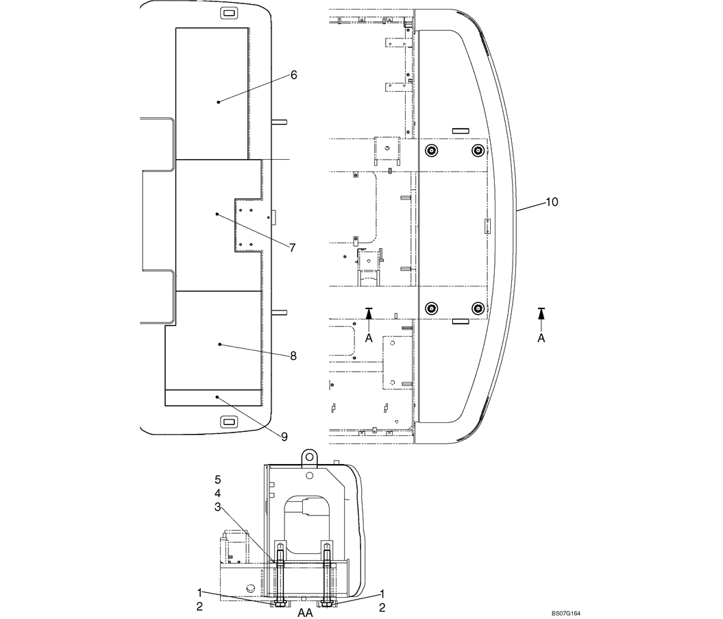 02-03(00) COUNTERWEIGHT INSTALLATION (LS60C00105F1)-SK460-8 SK485-8 Kobelco Excavator Parts Number Electronic Catalog EPC Manuals