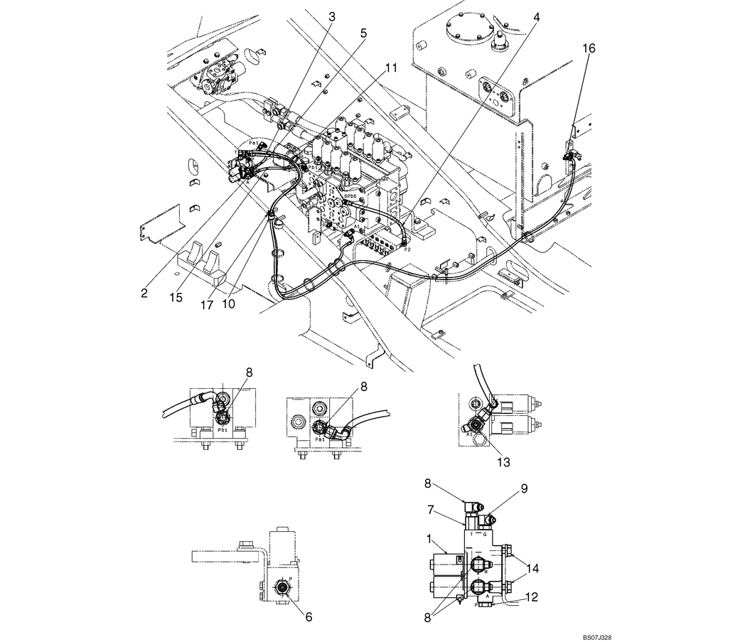 02-39-03(04) CONTROL LINES, VALVE (WITH ROTATION)  (LS64H00157F1)-SK460-8 SK485-8 Kobelco Excavator Parts Number Electronic Catalog EPC Manuals02-39-03(04) CONTROL LINES, VALVE (WITH ROTATION)  (LS64H00157F1)-SK460-8 SK485-8 Kobelco Excavator Parts Number Electronic Catalog EPC Manuals
