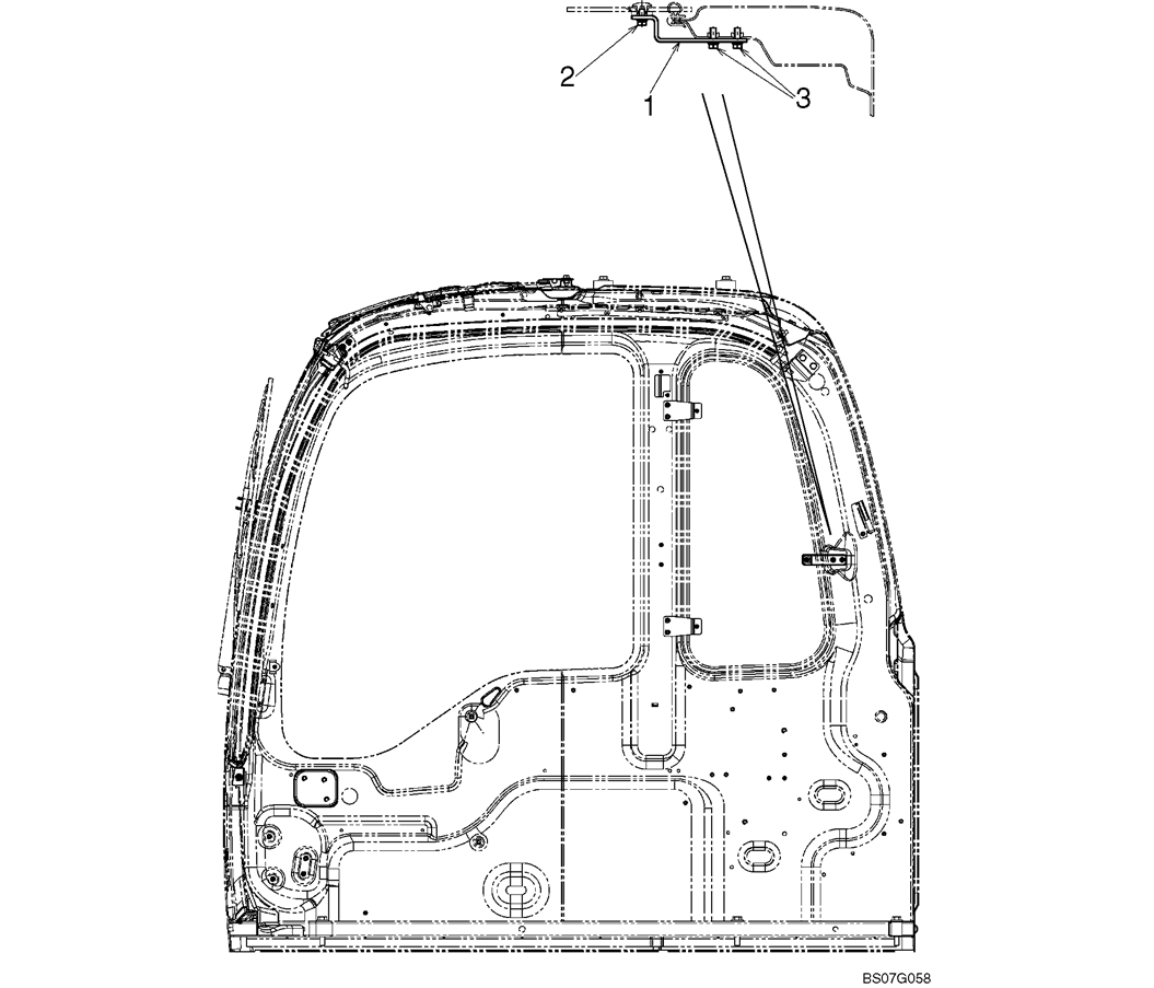 02-45-00(01) CAB ASSEMBLY (YN02C00156F1)-SK460-8 SK485-8 Kobelco Excavator Parts Number Electronic Catalog EPC Manuals