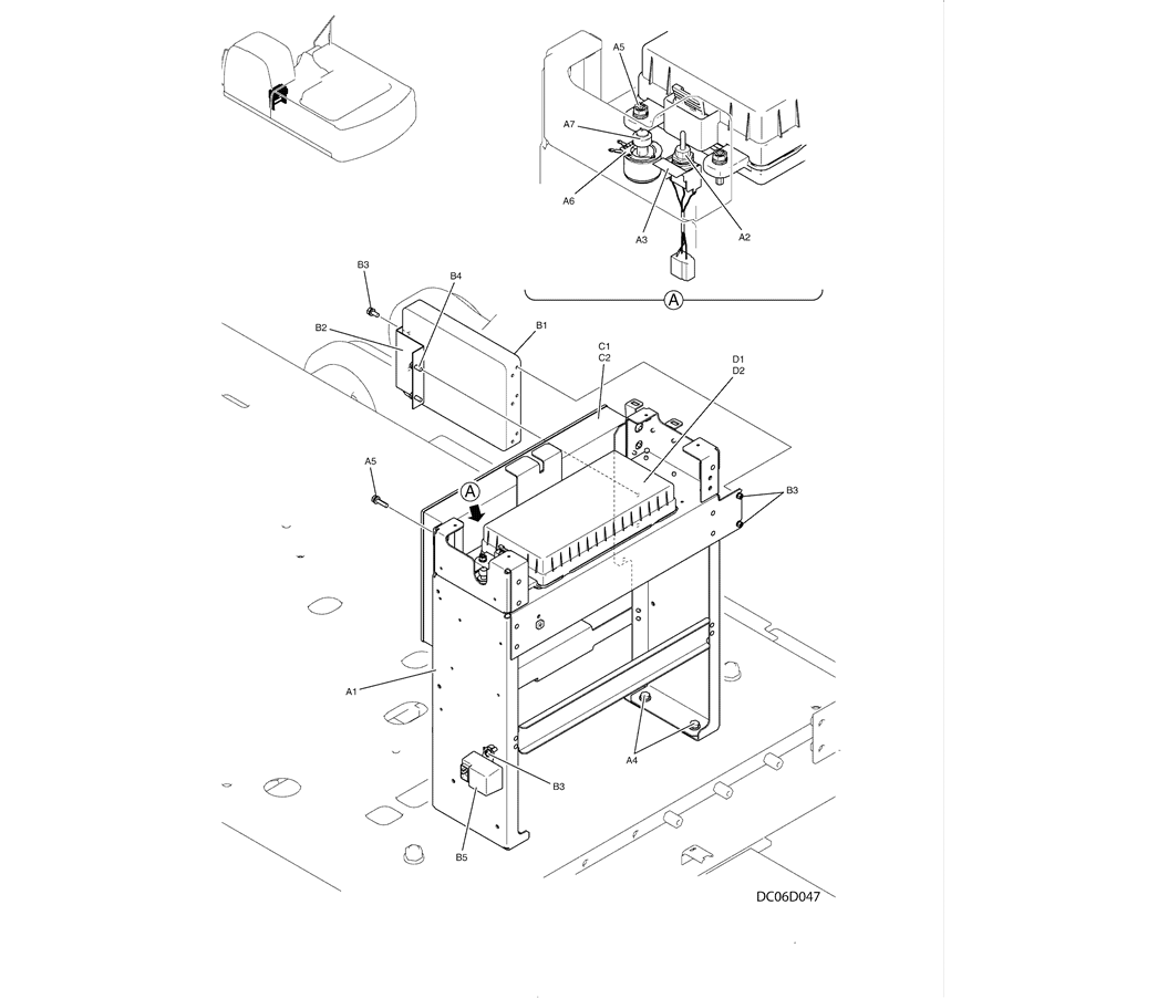 02-63-00(01) CONTROLLER INSTALLATION (CONTROLLER)  (LS22E00075F1)-SK460-8 SK485-8 Kobelco Excavator Parts Number Electronic Catalog EPC Manuals