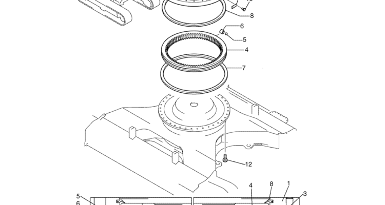 03 02(00) SLEWING RING ASSEMBLY (LS40F00011F1)