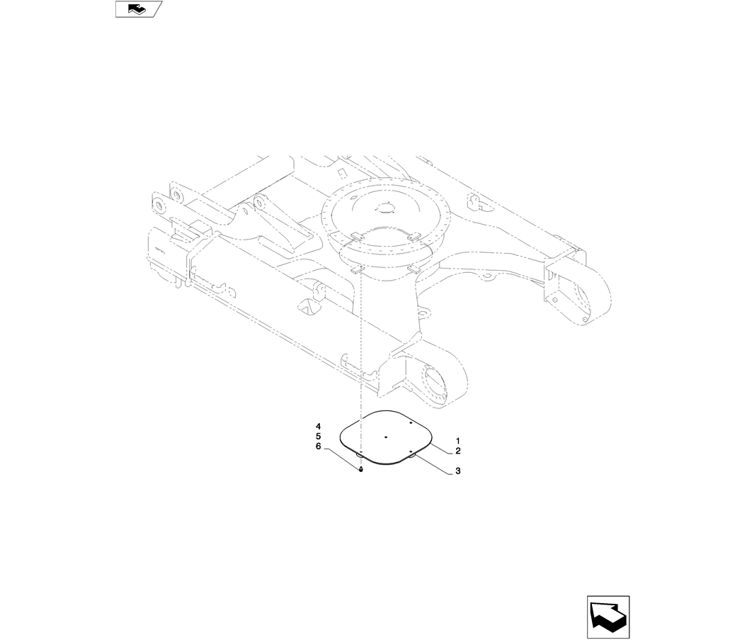 05-006(00) COVER ASSEMBLY, UNDER-2 SK130-8 SK140LC Excavator Parts Number Electronic Catalog EPC Manuals