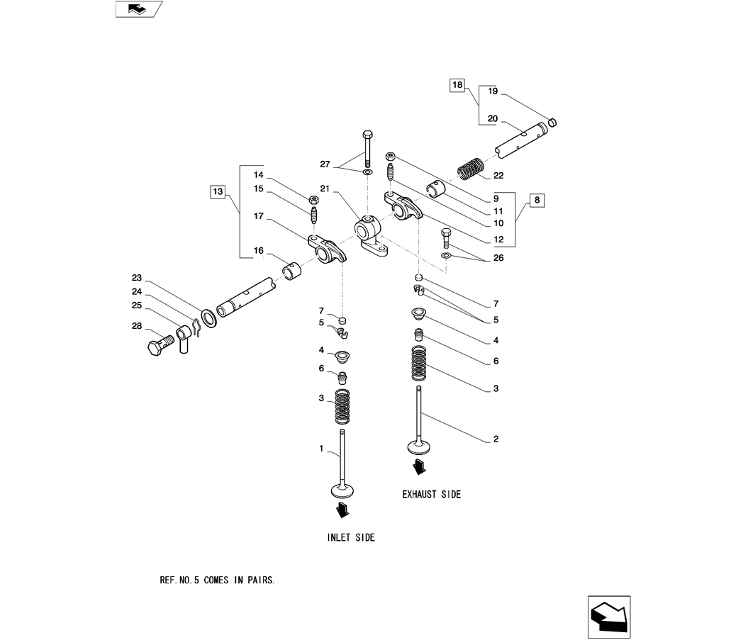 08-002(00) VALVE MECHANISM-2 SK130-8 SK140LC Excavator Parts Number Electronic Catalog EPC Manuals
