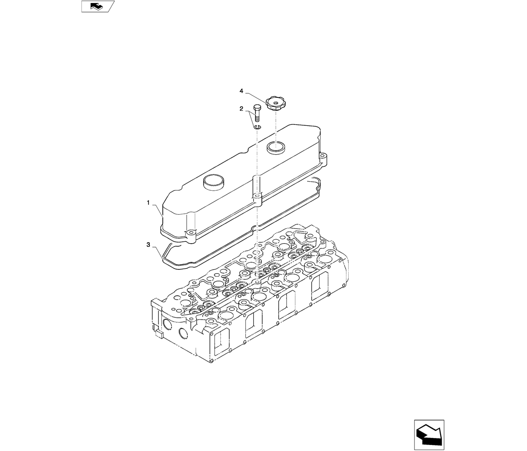 08-003(00) ROCKER COVER-2 SK130-8 SK140LC Excavator Parts Number Electronic Catalog EPC Manuals