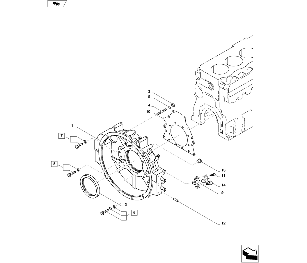 08-009(00) FLYWHEEL HOUSING-2 SK130-8 SK140LC Excavator Parts Number Electronic Catalog EPC Manuals