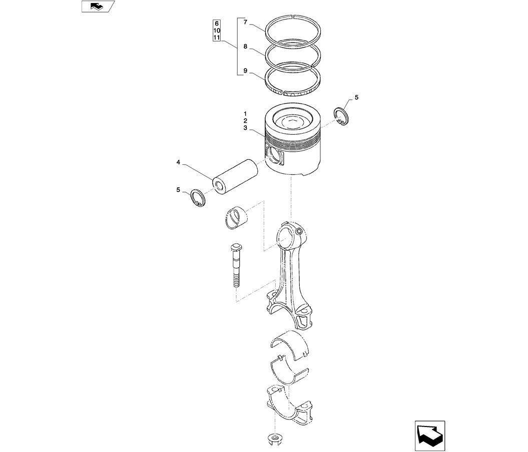 08-011(00) PISTON-2 SK130-8 SK140LC Excavator Parts Number Electronic Catalog EPC Manuals