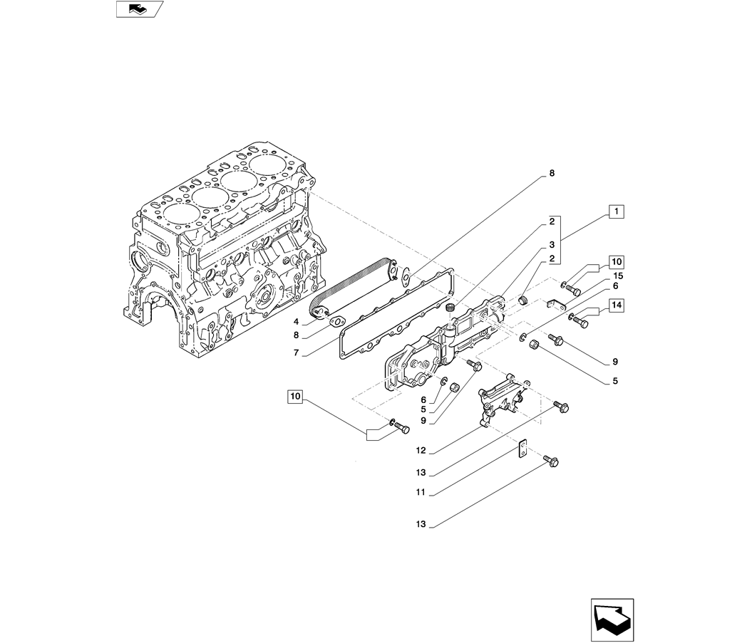 08-022(00) OIL COOLER-2 SK130-8 SK140LC Excavator Parts Number Electronic Catalog EPC Manuals