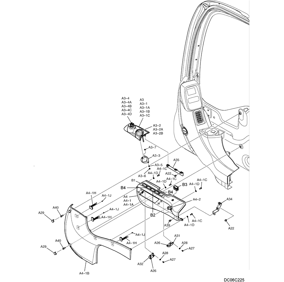 1.065(03) INSTRUMENT PANEL ASSEMBLY YN17M00059F1 PAGE 3 OF 3-SK350-8 Kobelco Excavator Parts Number Electronic Catalog EPC Manuals