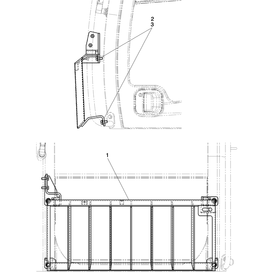 1.068(01) CAB FRONT GUARD-SK350-8 Kobelco Excavator Parts Number Electronic Catalog EPC Manuals