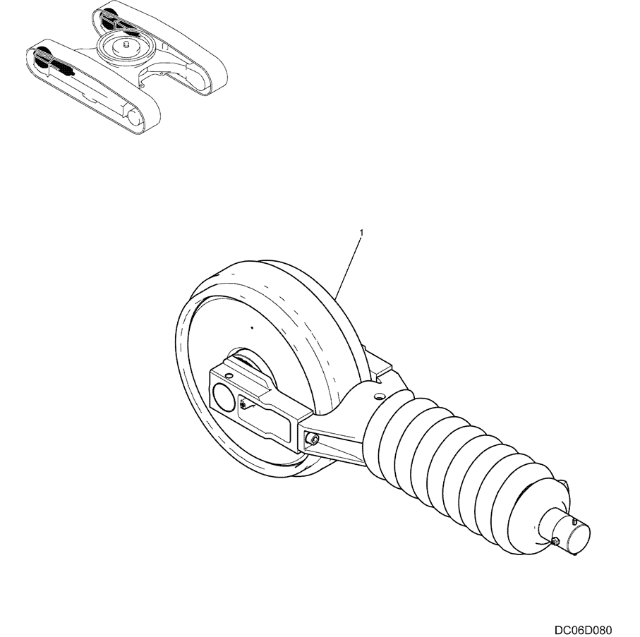 2.006(00) IDLER LC52D00025F1-SK350-8 Kobelco Excavator Parts Number Electronic Catalog EPC Manuals