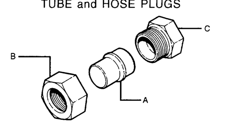 00 004 HYDRAULIC SERVICE COMPONENTS – TUBE AND HOSE PLUGS