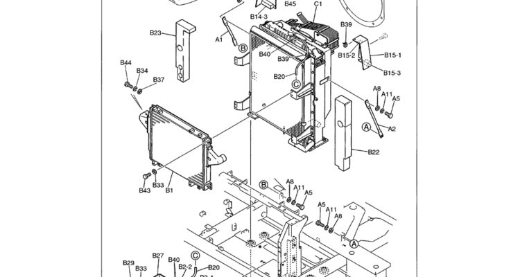 01 010 RADIATOR MOUNTING AND ATTACHING PARTS