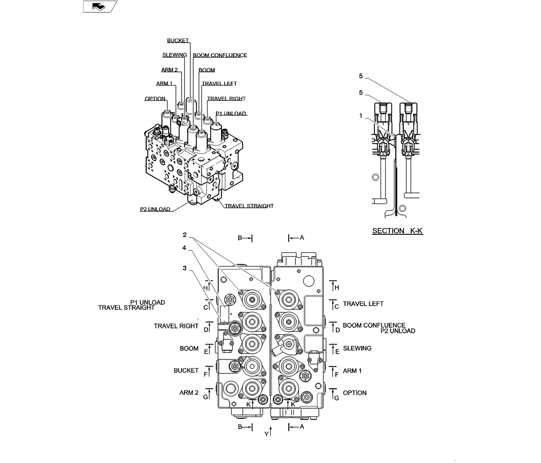 01-017(02)VALVE INSTALL-SK235SR-2 SK235SRLC-2 SK235SR Kobelco Excavator Parts Number Electronic Catalog EPC Manuals