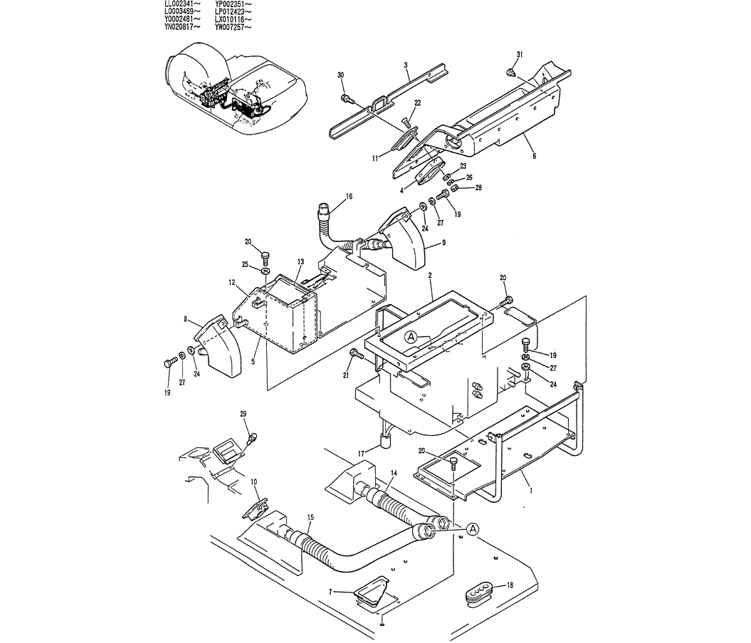 01-042 CONDITIONER INSTAL (P/N-YN20M0001)-Kobelco SK120LC-5 SK120-V SK120LC-3 Excavator Parts Number Electronic Catalog EPC Manuals