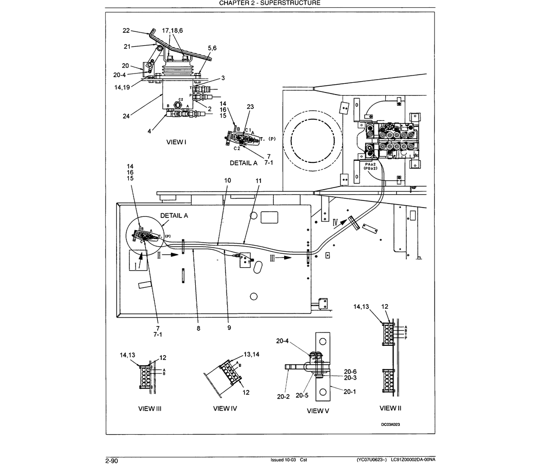 01-050 REMOTE CONTROL LINES (REWORK) (NIBBLER AND BREAKER)-SK330LC-6E SK330-6E SK350LC-6E Kobelco Excavator Parts Number Electronic Catalog EPC Manuals