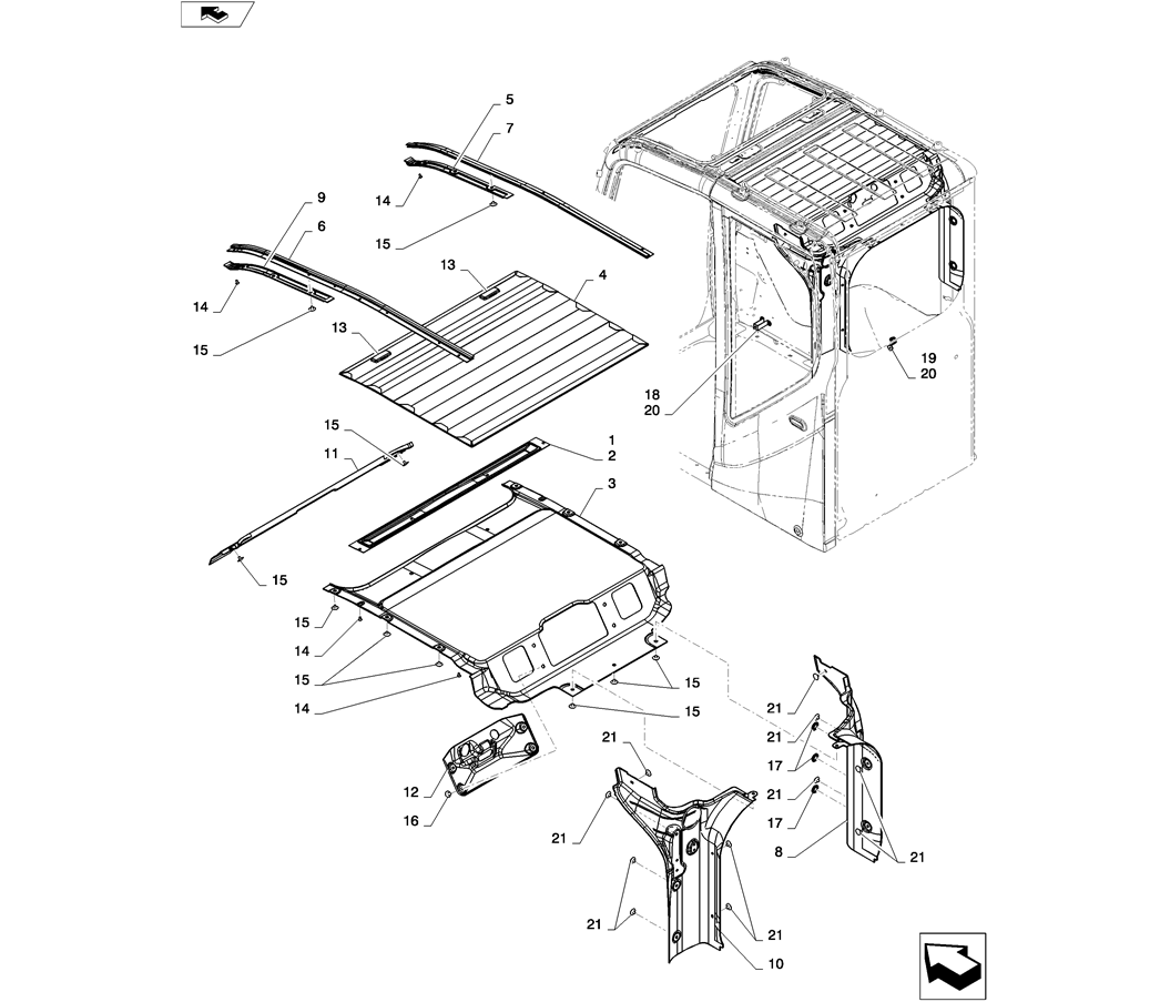 01-062(03)CAB INSTALL-SK235SR-2 SK235SRLC-2 SK235SR Kobelco Excavator Parts Number Electronic Catalog EPC Manuals