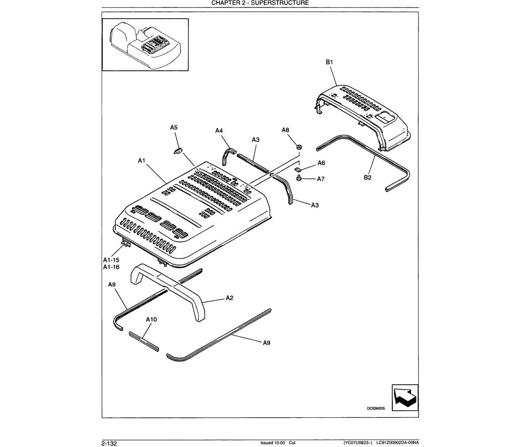 01-068 HOOD ASSY-SK330LC-6E SK330-6E SK350LC-6E Kobelco Excavator Parts Number Electronic Catalog EPC Manuals