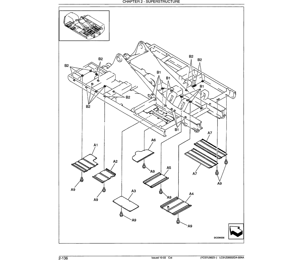 01-070 COVER ASSEMBLY, UNDER-SK330LC-6E SK330-6E SK350LC-6E Kobelco Excavator Parts Number Electronic Catalog EPC Manuals