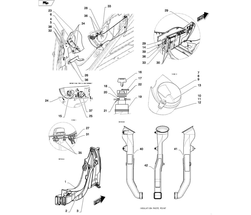 01-074(02)PANEL ASSY, INSTRUMENT-SK235SR-2 SK235SRLC-2 SK235SR Kobelco Excavator Parts Number Electronic Catalog EPC Manuals