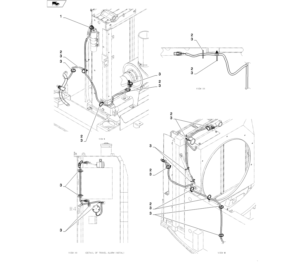 01-083(05)HARNESS ASSY, UPPER-SK235SR-2 SK235SRLC-2 SK235SR Kobelco Excavator Parts Number Electronic Catalog EPC Manuals